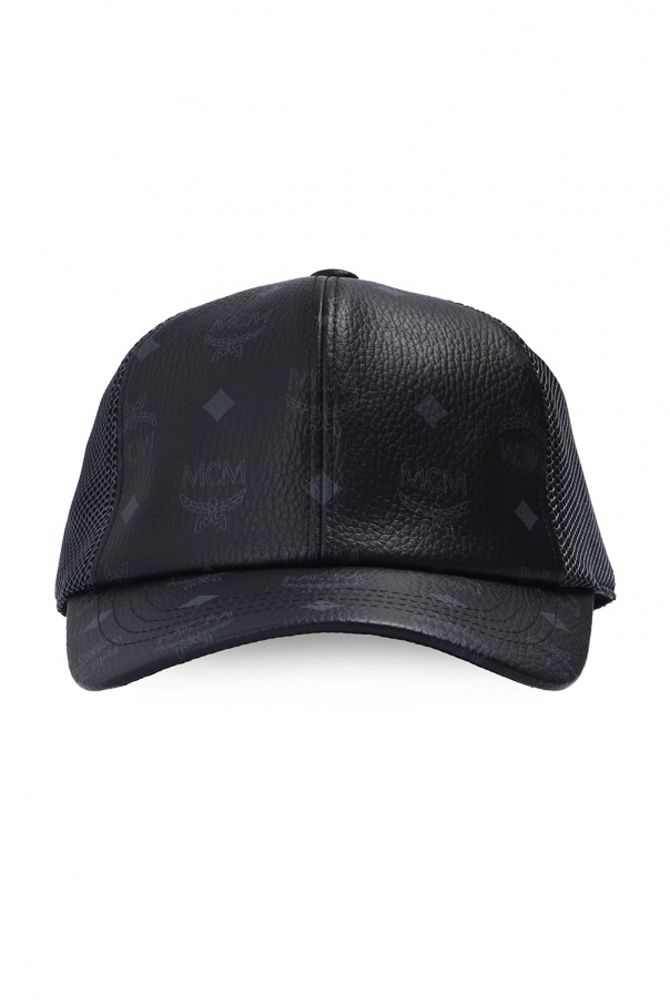 Mcm hotsell leather cap